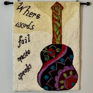 Where Words Fail Music Speaks 18 x 24"