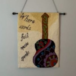 Where Words Fail Music Speaks 18 x 24"