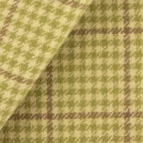 Olive, Tan and Brown Houndstooth
