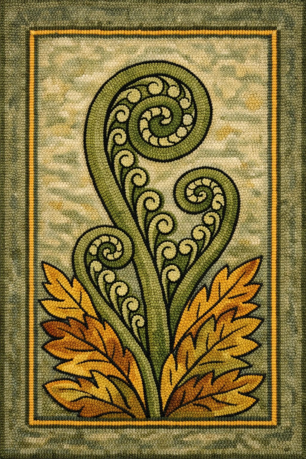 Fiddlehead 10 x 20 inches