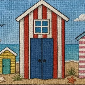 Beach Shacks 10 x 24 inches