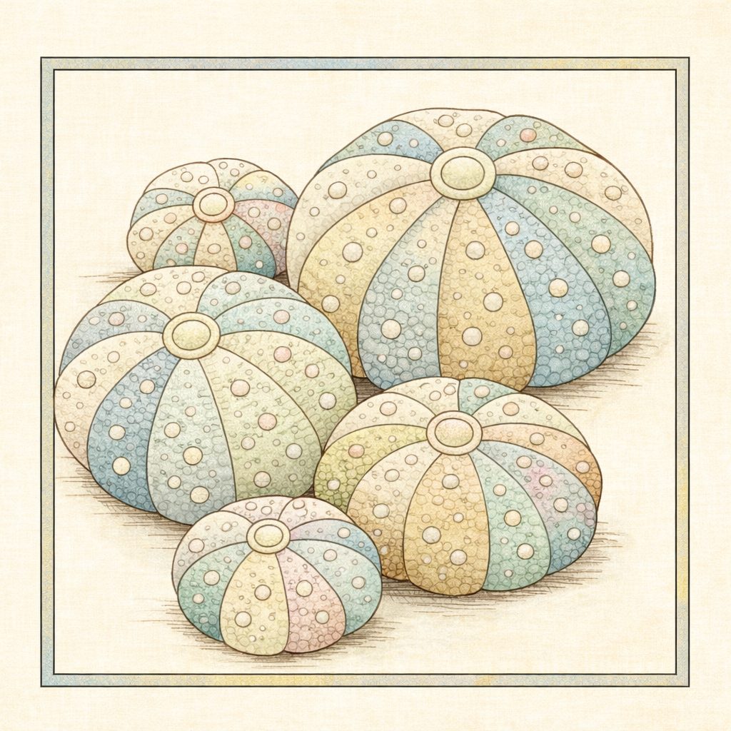 Sea Urchin 18 x 18" - Image 2